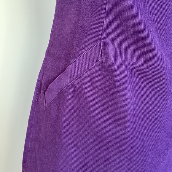 BRAND NEW ORG $115 BODEN VELVET - FEEL MONTMARTRE PURPLE DRESS  -SIZE US 4R - Picture 4 of 9